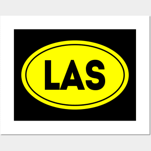 LAS Airport Code McCarran International Airport Las Vegas USA Posters and Art